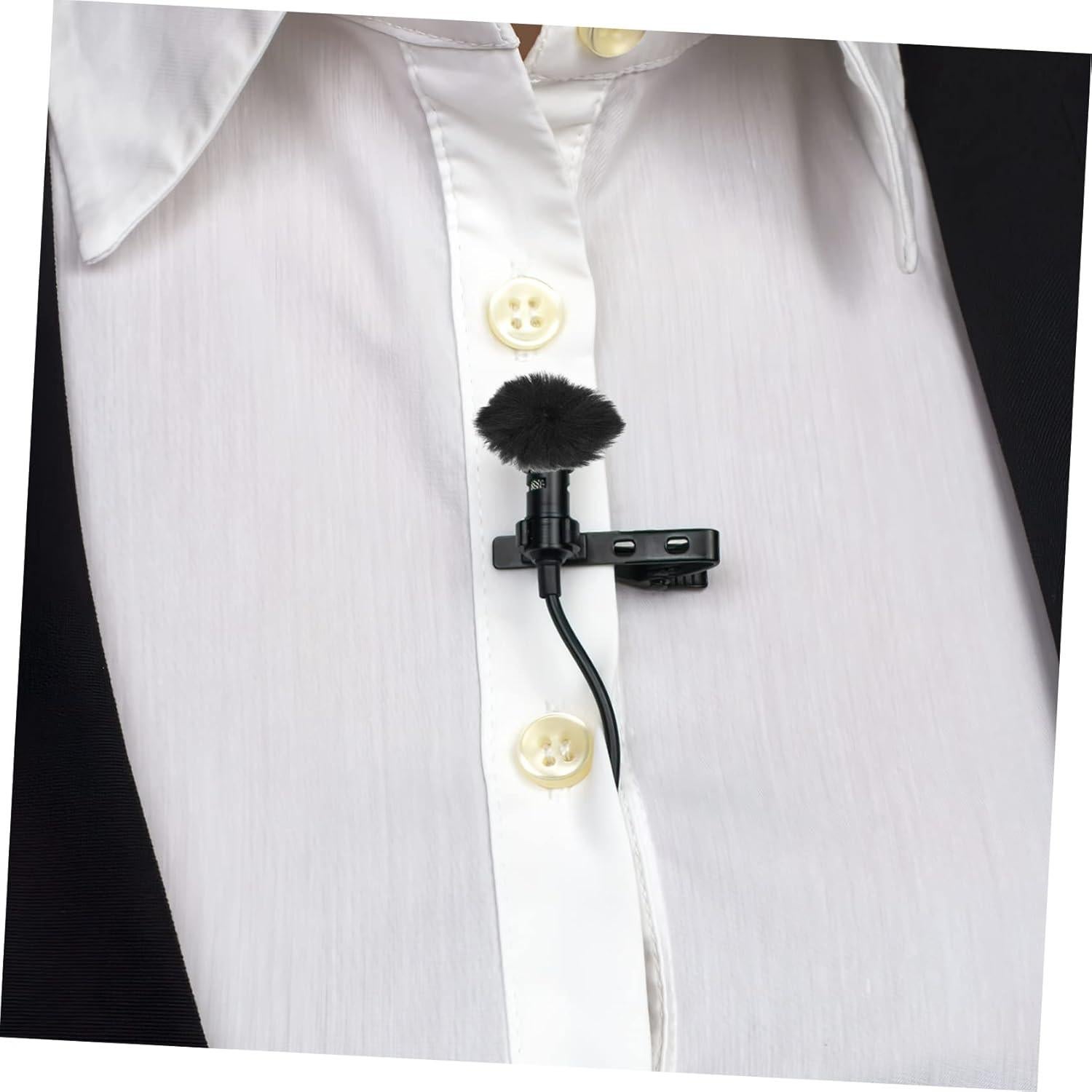 SUPVOX 24pcs Microphone Cover Windproof Fur Filter for Outdoor Use Reduces Wind Noise Compatible Lavalier and Handheld Mics and Colors Included