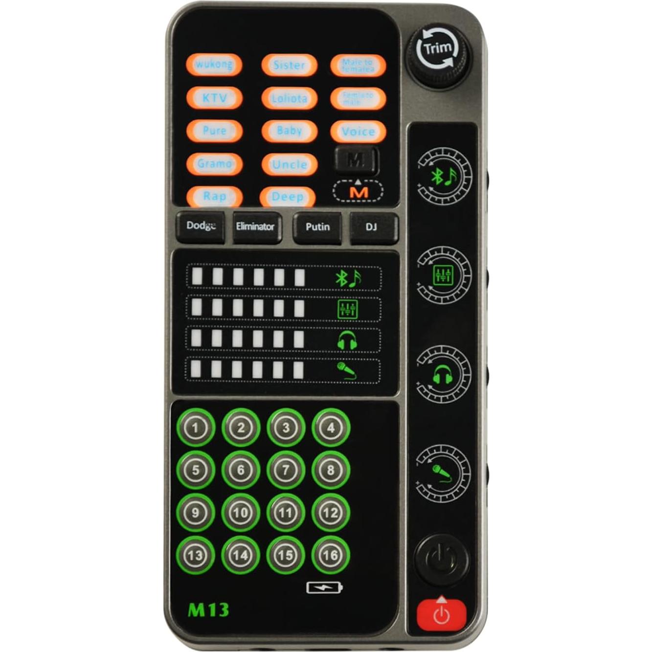 Cambiador de Voz Portátil Flylin con 16 Efectos de Sonido