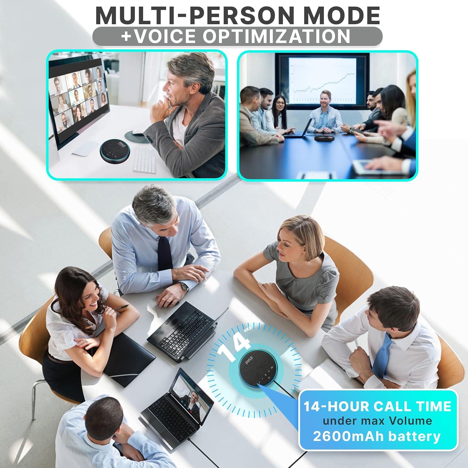Altavoz de Conferencia Pyle PSCN42 Bluetooth 5.1 con USB-C
