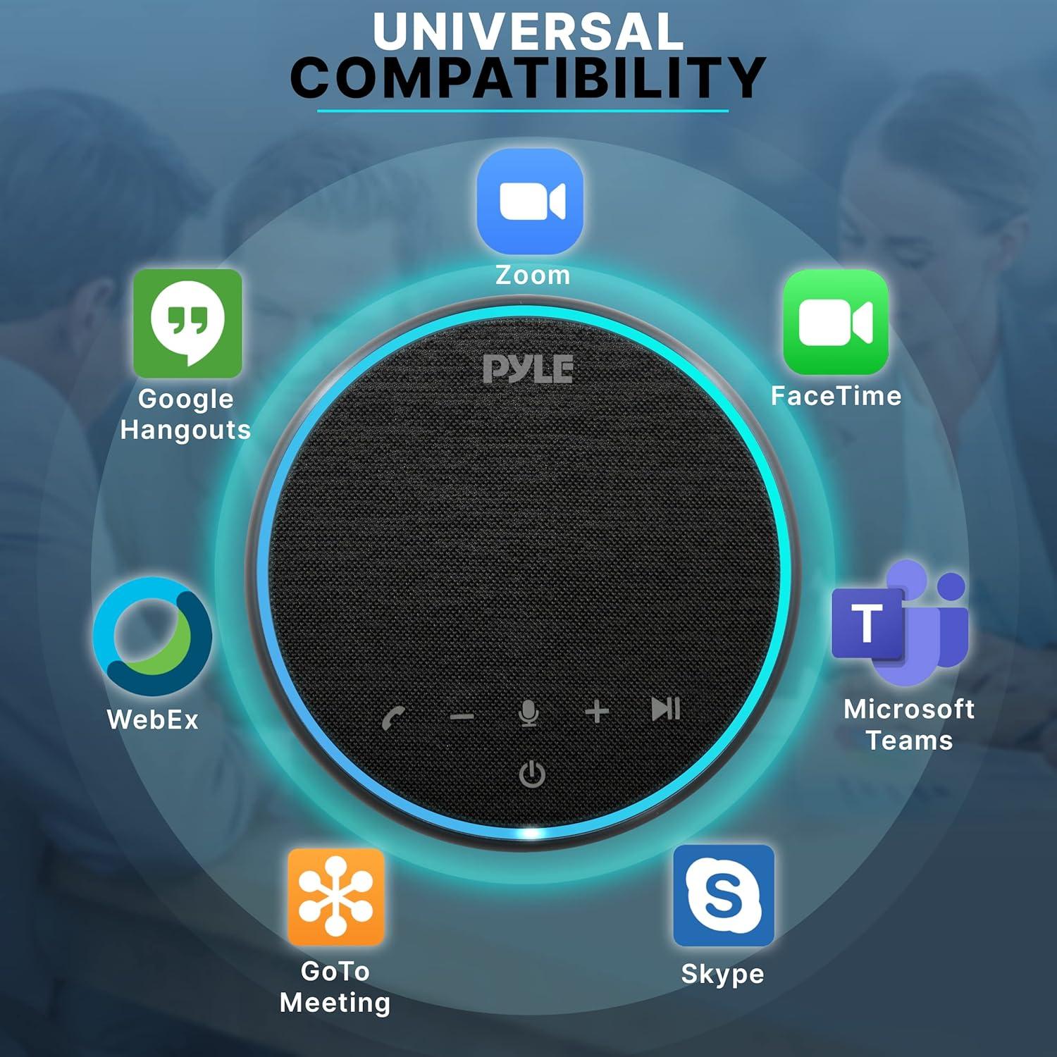 Altavoz de Conferencia Pyle PSCN42 Bluetooth 5.1 con USB-C