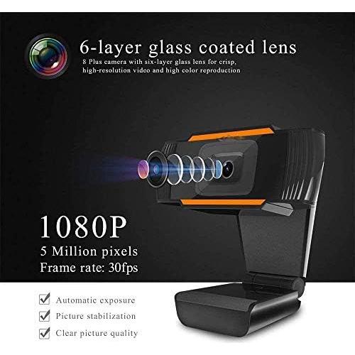 Cámara Web HD 1080P Asano Tech con Micrófono y 110°