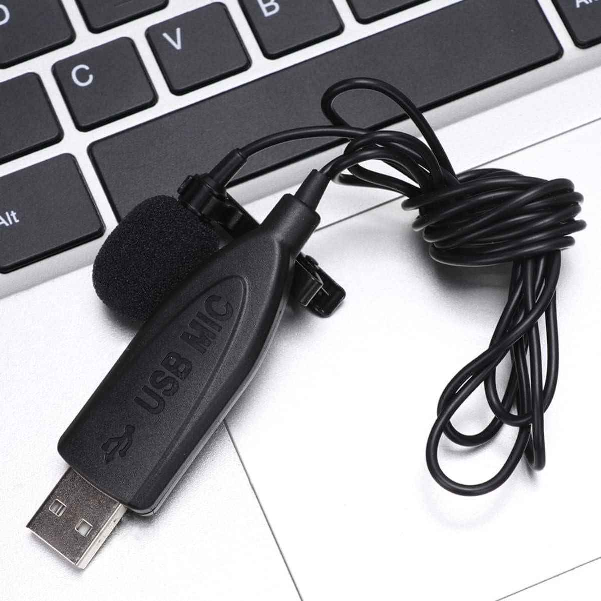 Micrófono Portátil Kisangel USB Mini Negro para Computadora