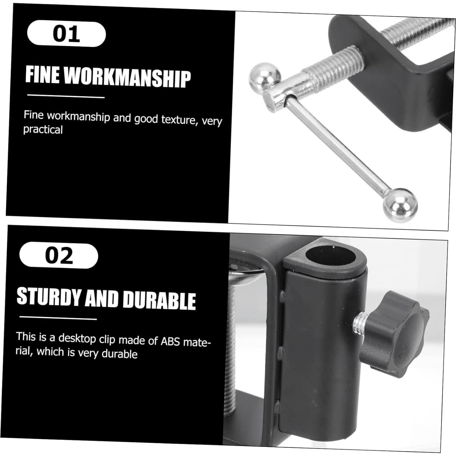 Soporte de Micrófono de Escritorio Garneck con Abrazadera Metal