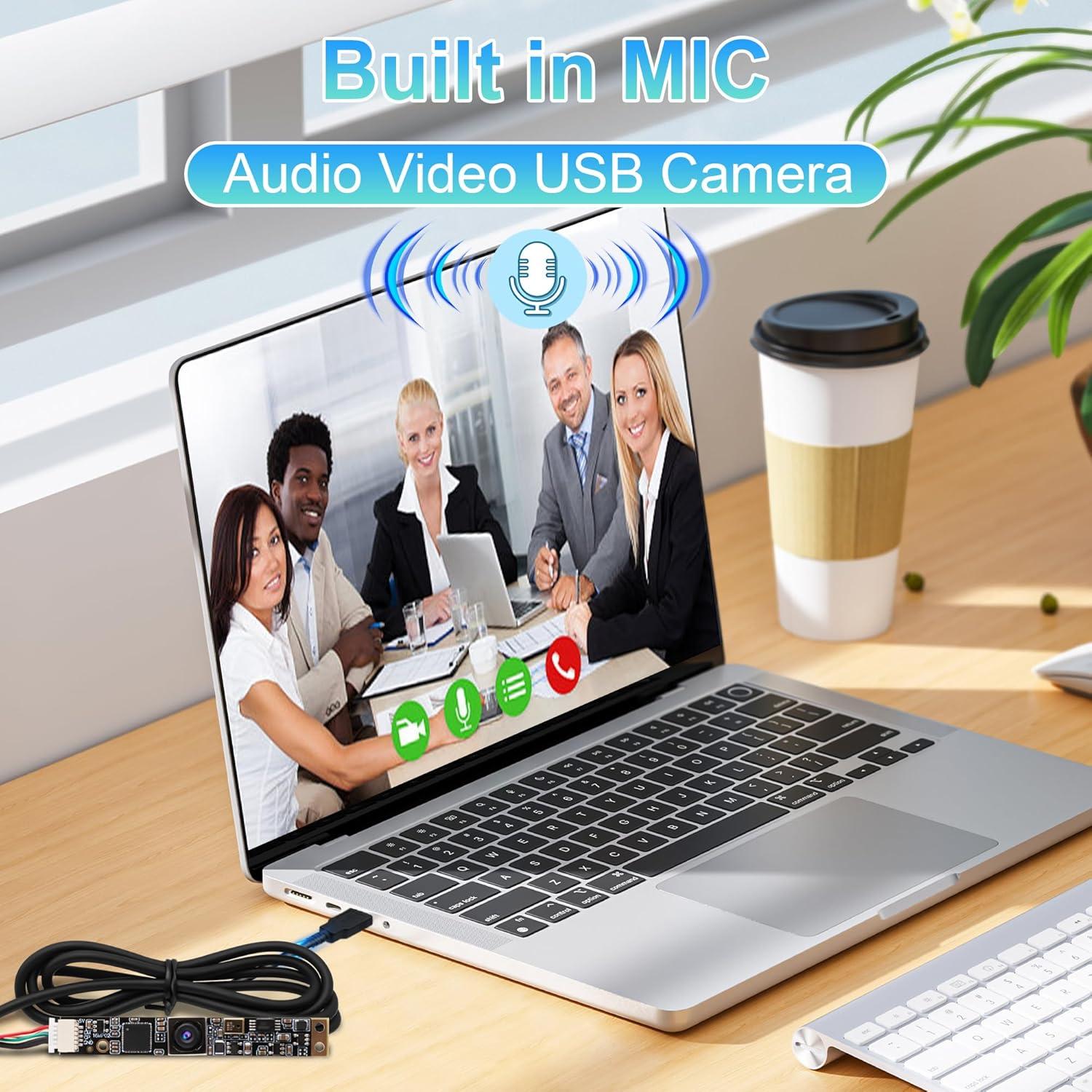 Cámara USB 16MP IEights con Enfoque Automático y Micrófono