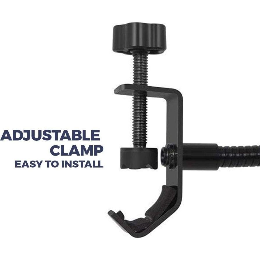 Filtro Pop Dragonpad USA 33 cm Negro/Blanco para Micrófono