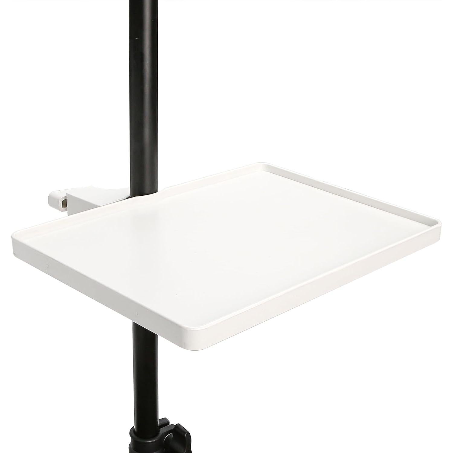 Soporte de Bandeja para Micrófono Blanco - 22x16.5 cm - Carga 1.8 kg