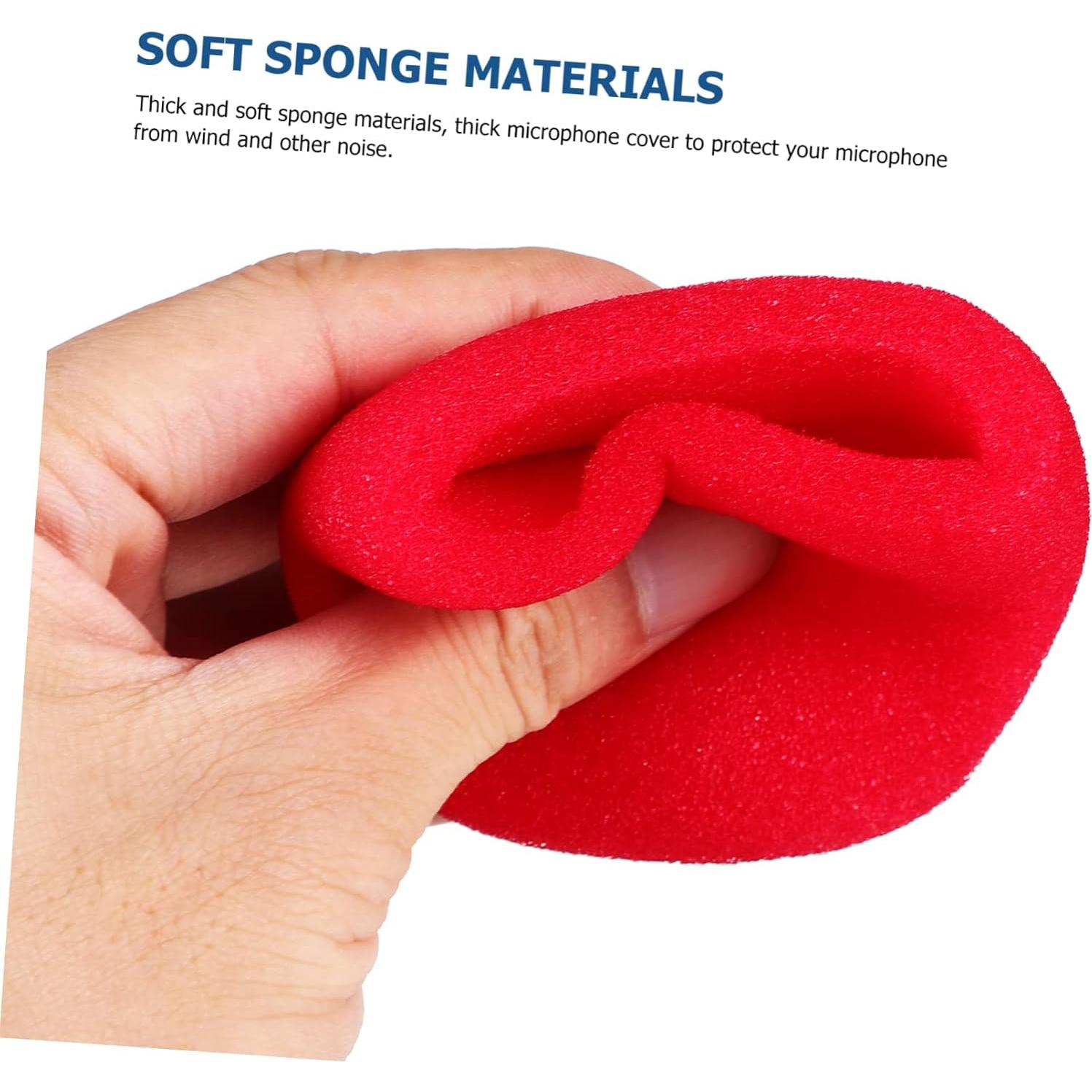 DECHOUS 10 Fundas de Micrófono Espuma Gruesa Multicolor