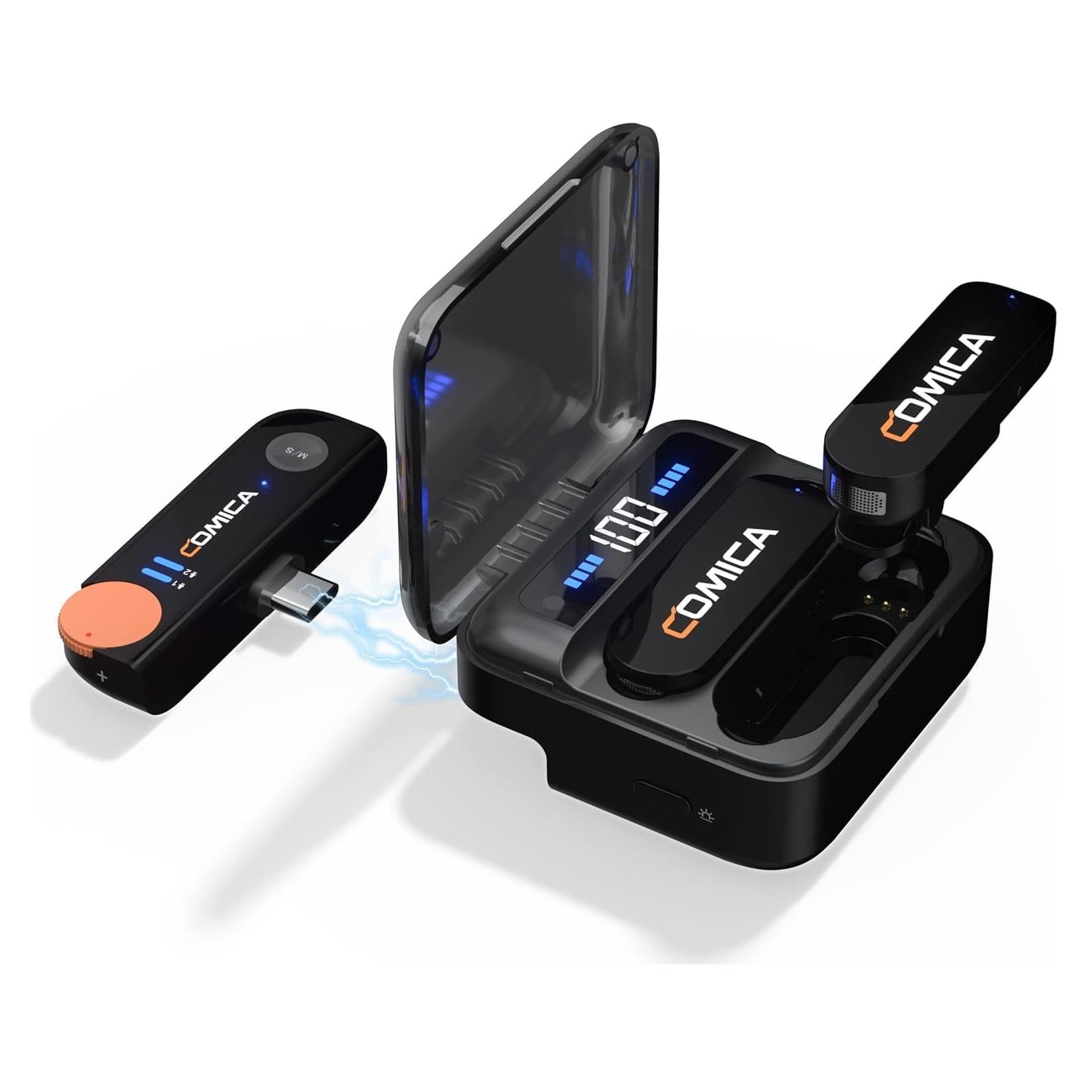 Micrófono Lavalier Inalámbrico Comica Vimo S UC USB-C 200m