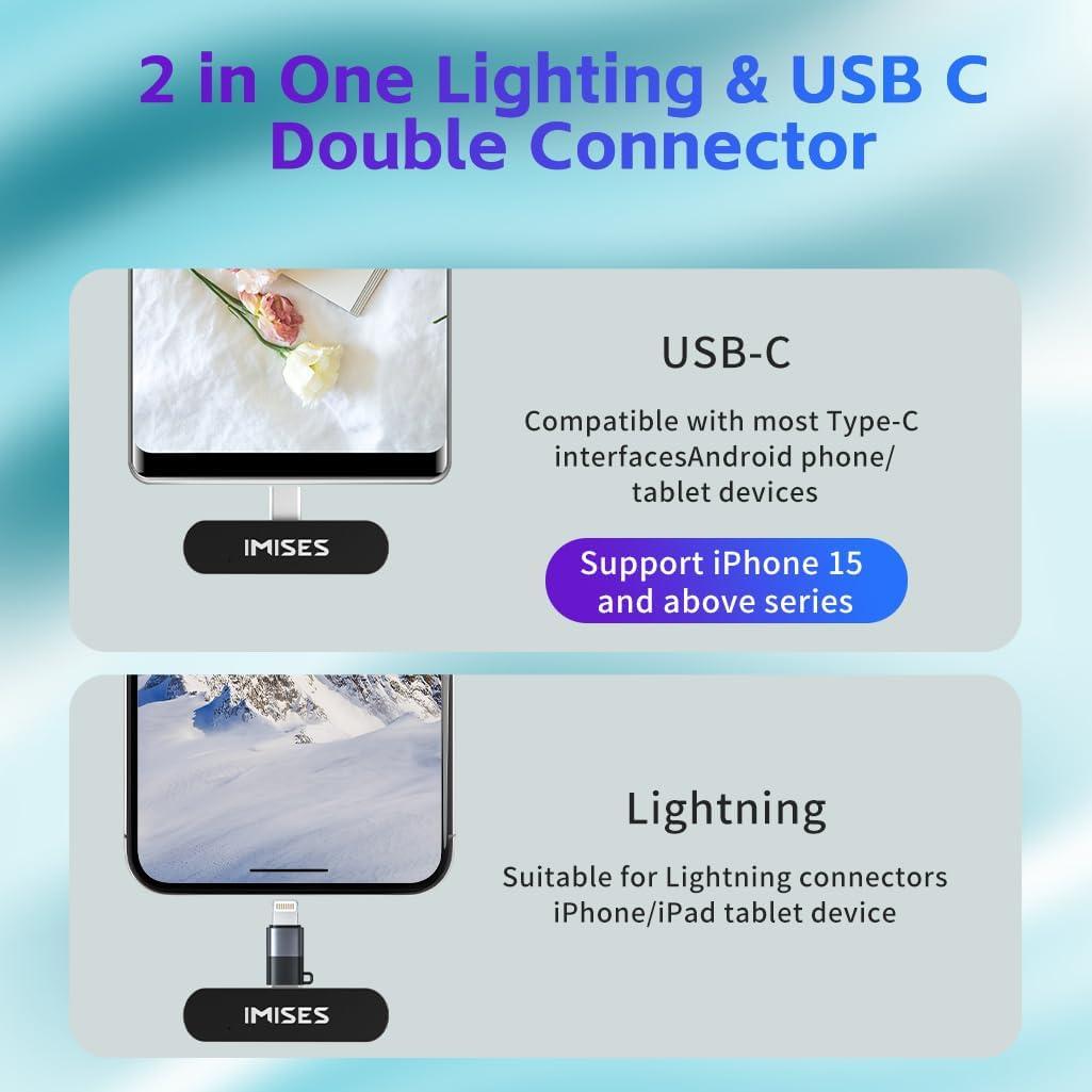 Micrófono Type-C IMISES S1 MINI-1 con Cancelación de Ruido AI