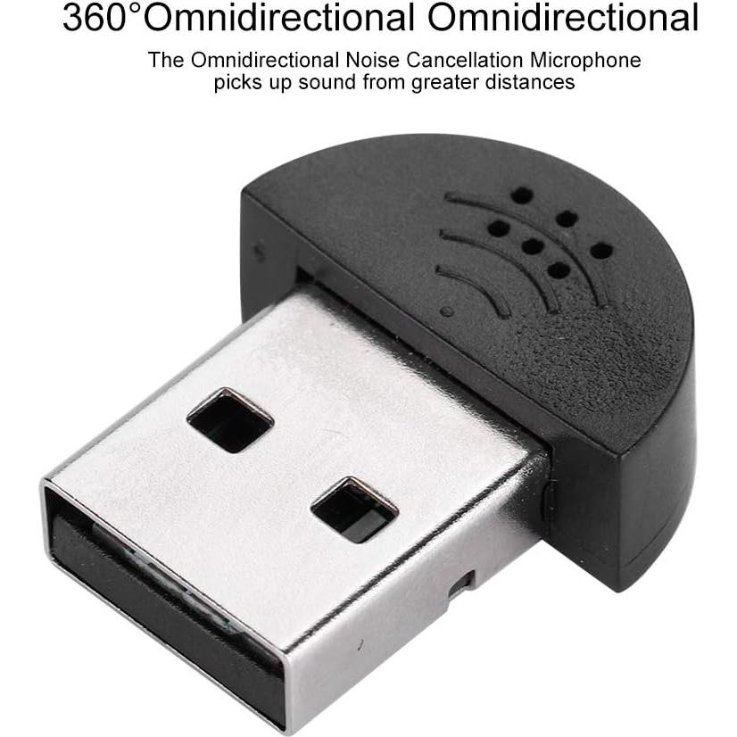 Micrófono USB Mini Hakeeta para PC y Laptop - Omnidireccional