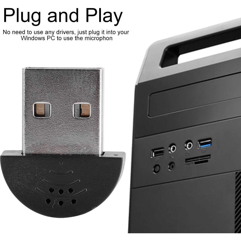 Micrófono USB Mini Hakeeta para PC y Laptop - Omnidireccional