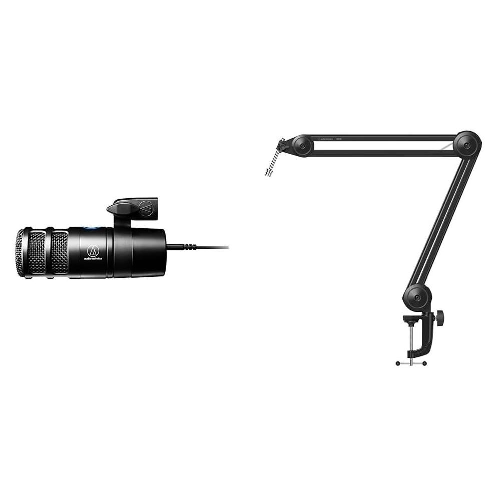 Paquete Micrófono Dinámico USB Audio-Technica AT2040USB y Brazo AT8700