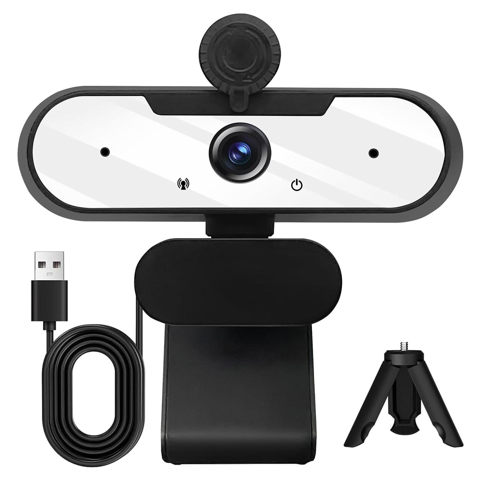 Cámara Web USB HD 1080P MTORED con Micrófono y Trípode