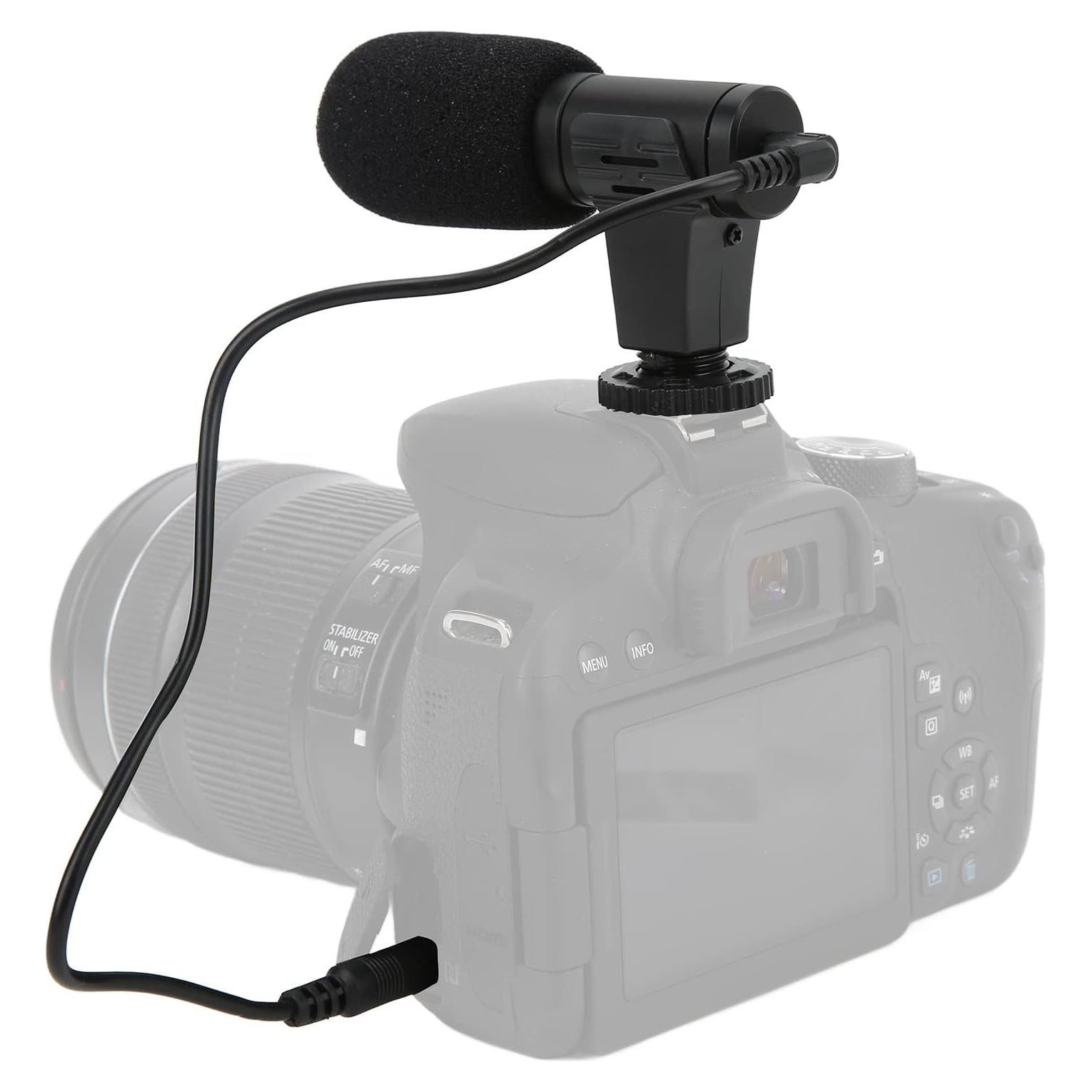 Micrófono de Condensador Mini Yosoo para Cámara y Móvil