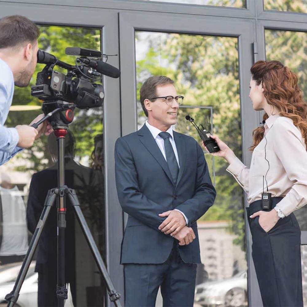 Micrófono Lavalier Inalámbrico Comica CVM-WM100 PLUS 48 Canales