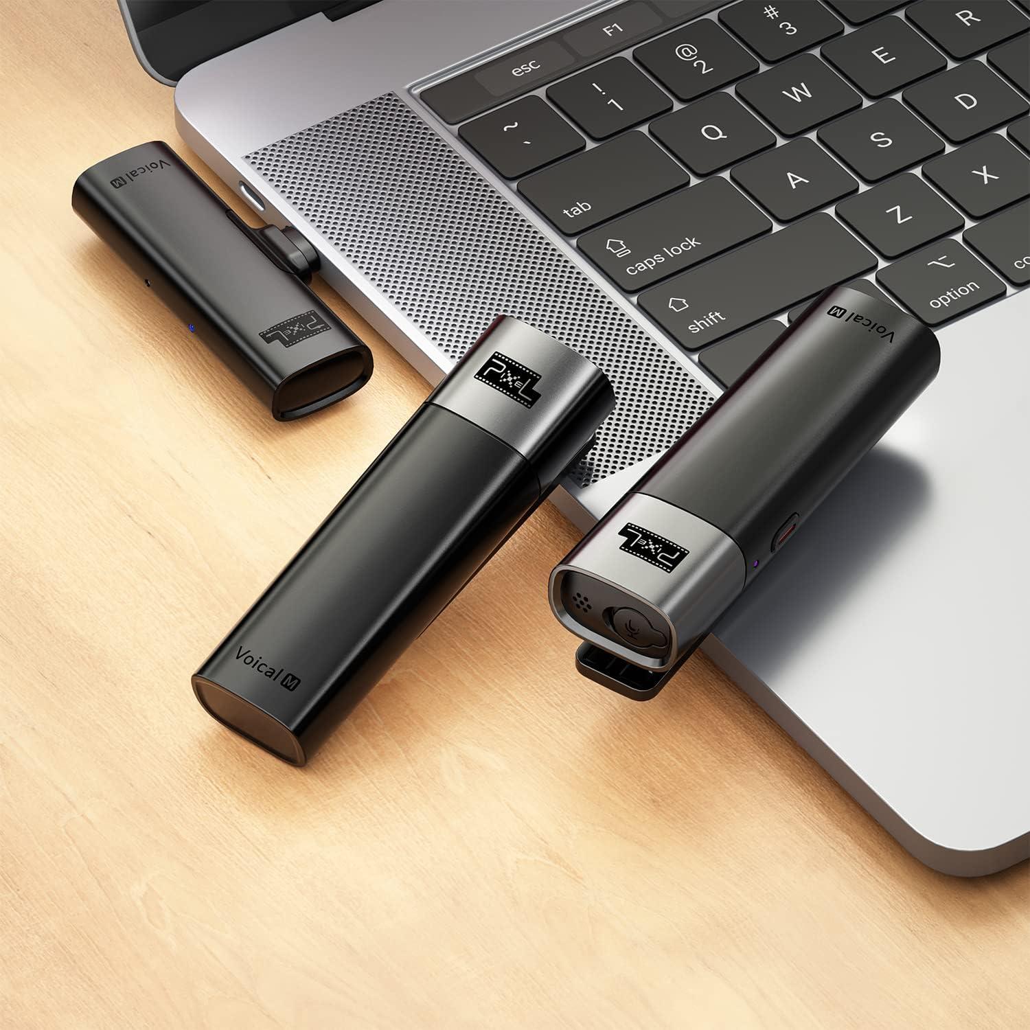 Micrófono Lavalier Inalámbrico Pixel Voical M Type-C 42h Batería