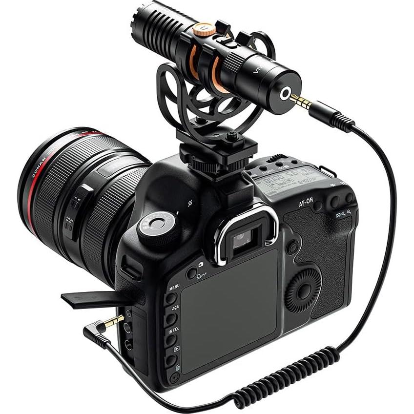 Micrófono de Escopeta Comica VM10 Pro USB-C para Cámara y Smartphone