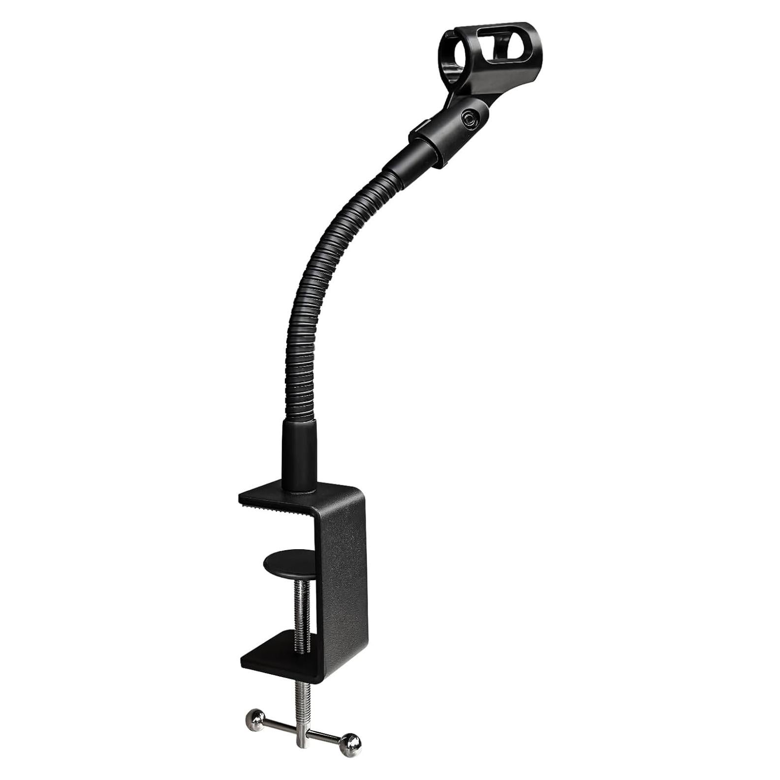 Soporte de micrófono flexible TMS-669 con abrazadera negro