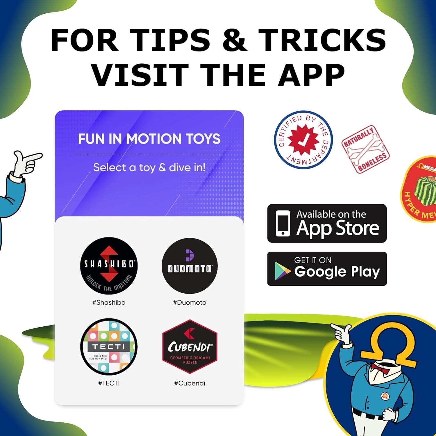 SHASHIBO Cubo Magnético Transformable Melón Hiper - Juguete