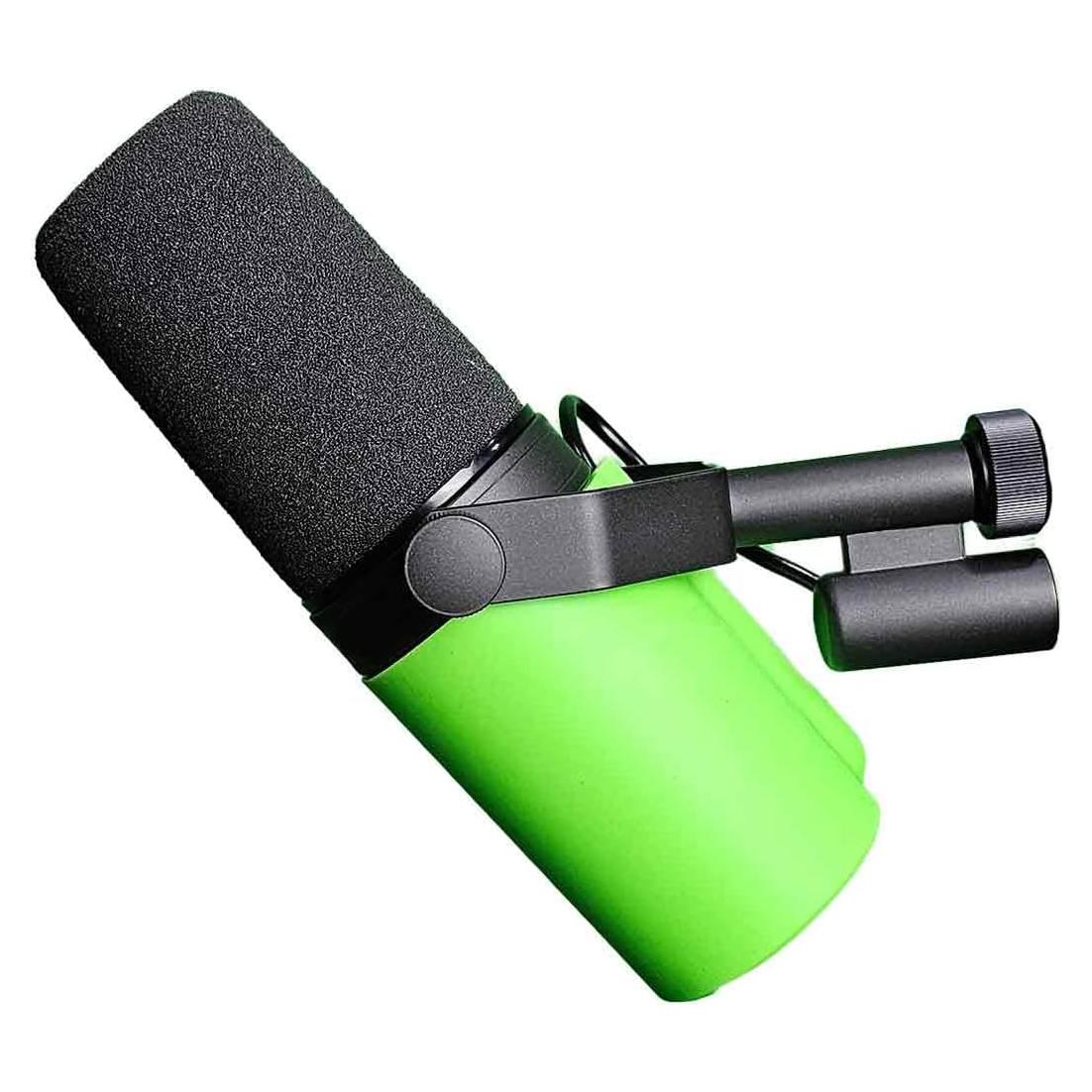Cubierta de micrófono verde lima Myc para Shure SM7B/SM7dB