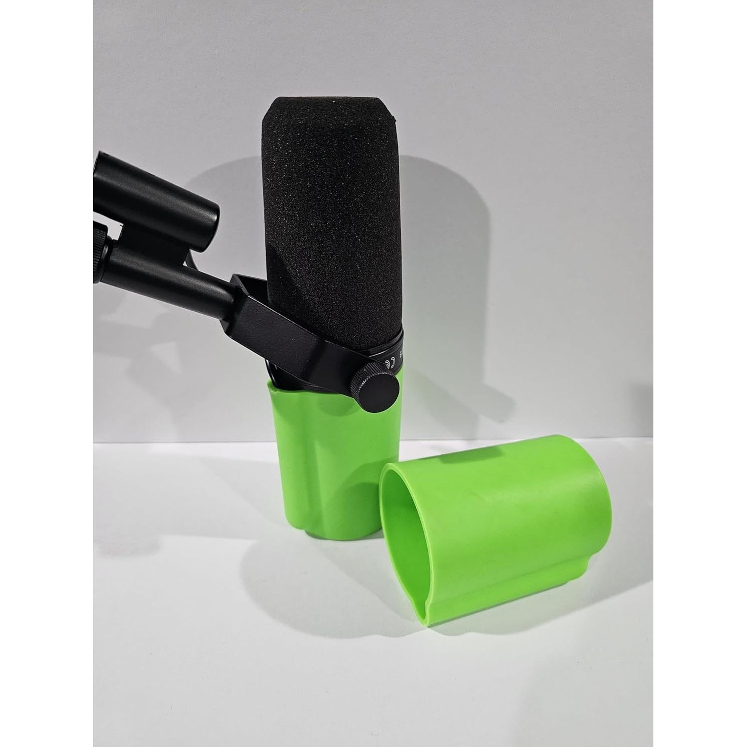 Cubierta de micrófono verde lima Myc para Shure SM7B/SM7dB