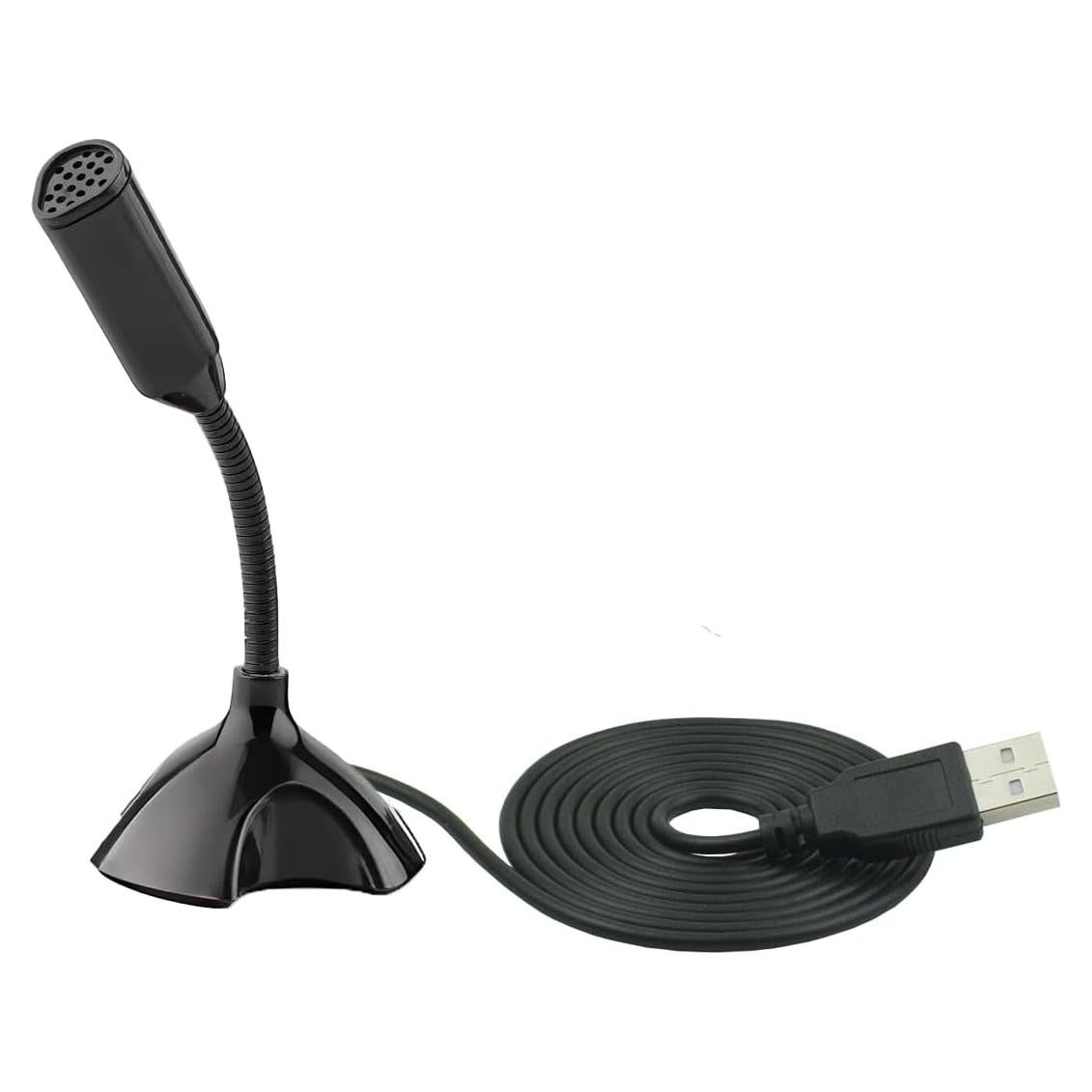 Micrófono USB LANDIBO con cuello de ganso ajustable para PC