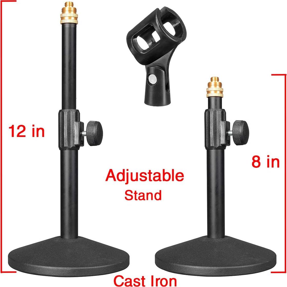 Micrófono USB Boytone BT-72SM Cardioide 25mm para PC y Mac