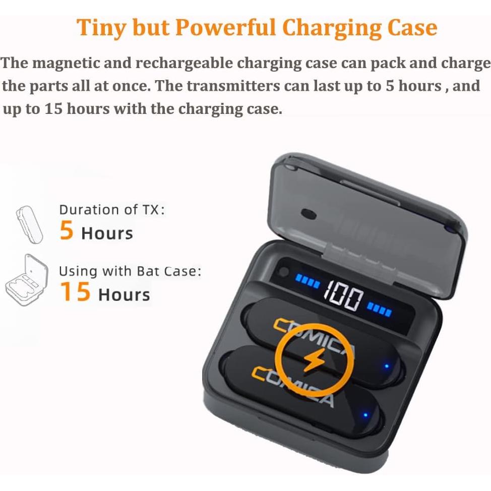 Micrófono Lavalier Inalámbrico COMICA Vimo S para iPhone