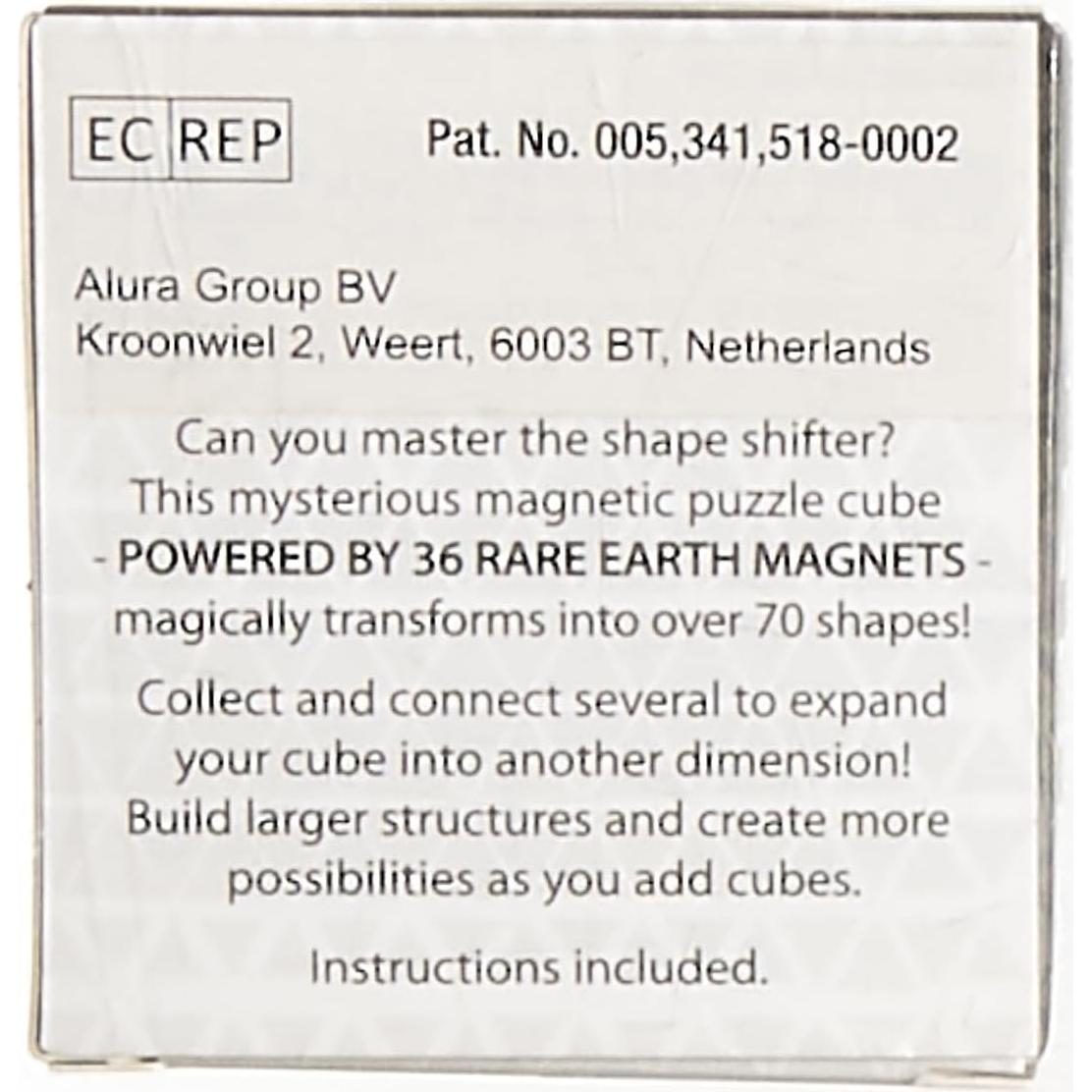 Cubo Antiestrés Shashibo - Ilusión Óptica - 36 Imanes