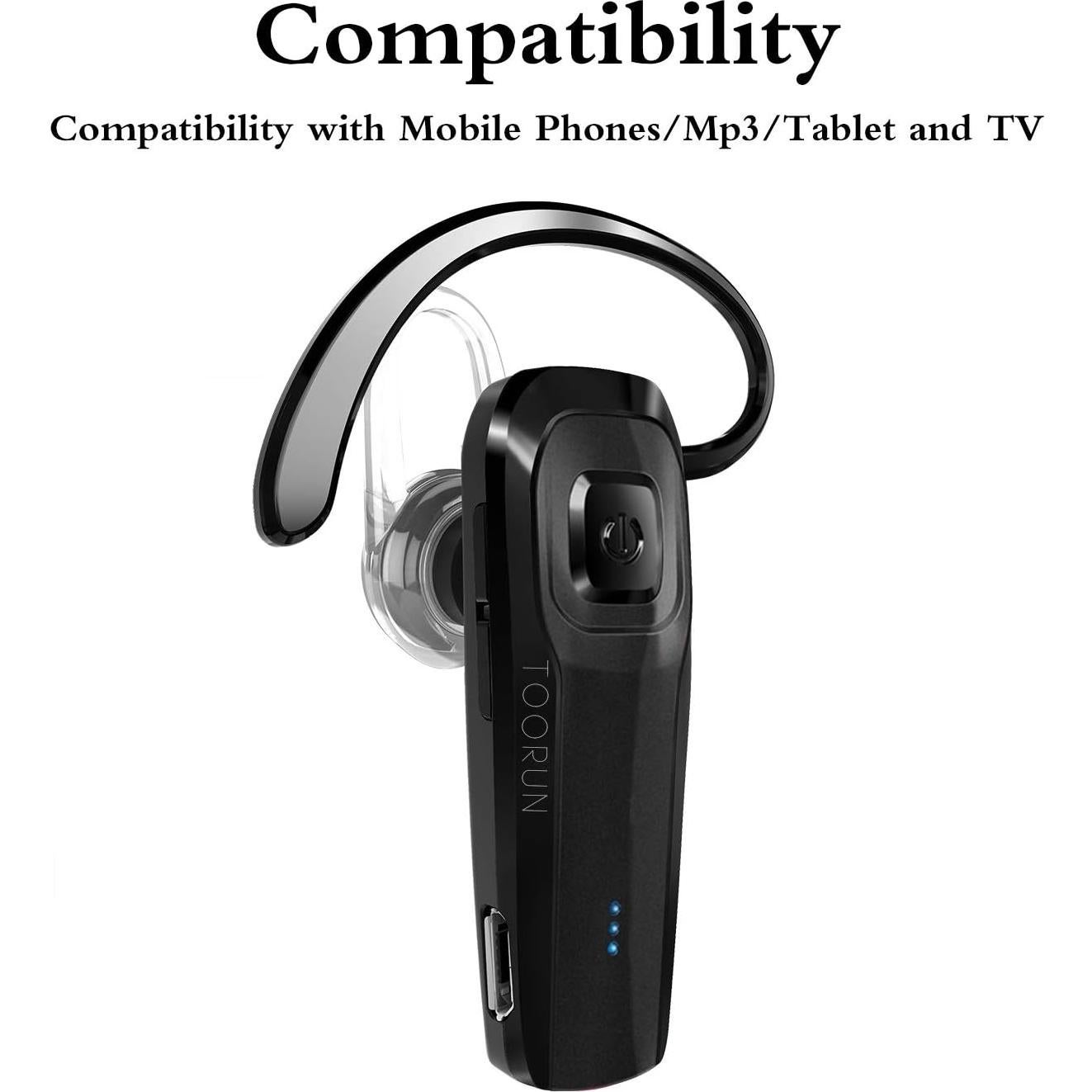 Auricular Bluetooth TOORUN M26 Inalámbrico con Micrófono