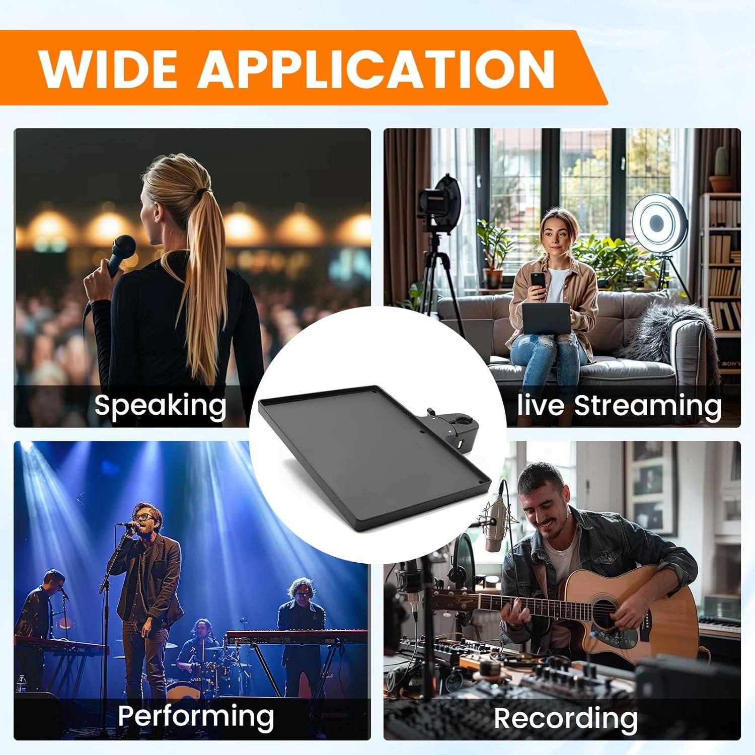 Bandeja Soporte Micrófono Ajustable Micro-Tray M-3448-2 22.86x16.76cm