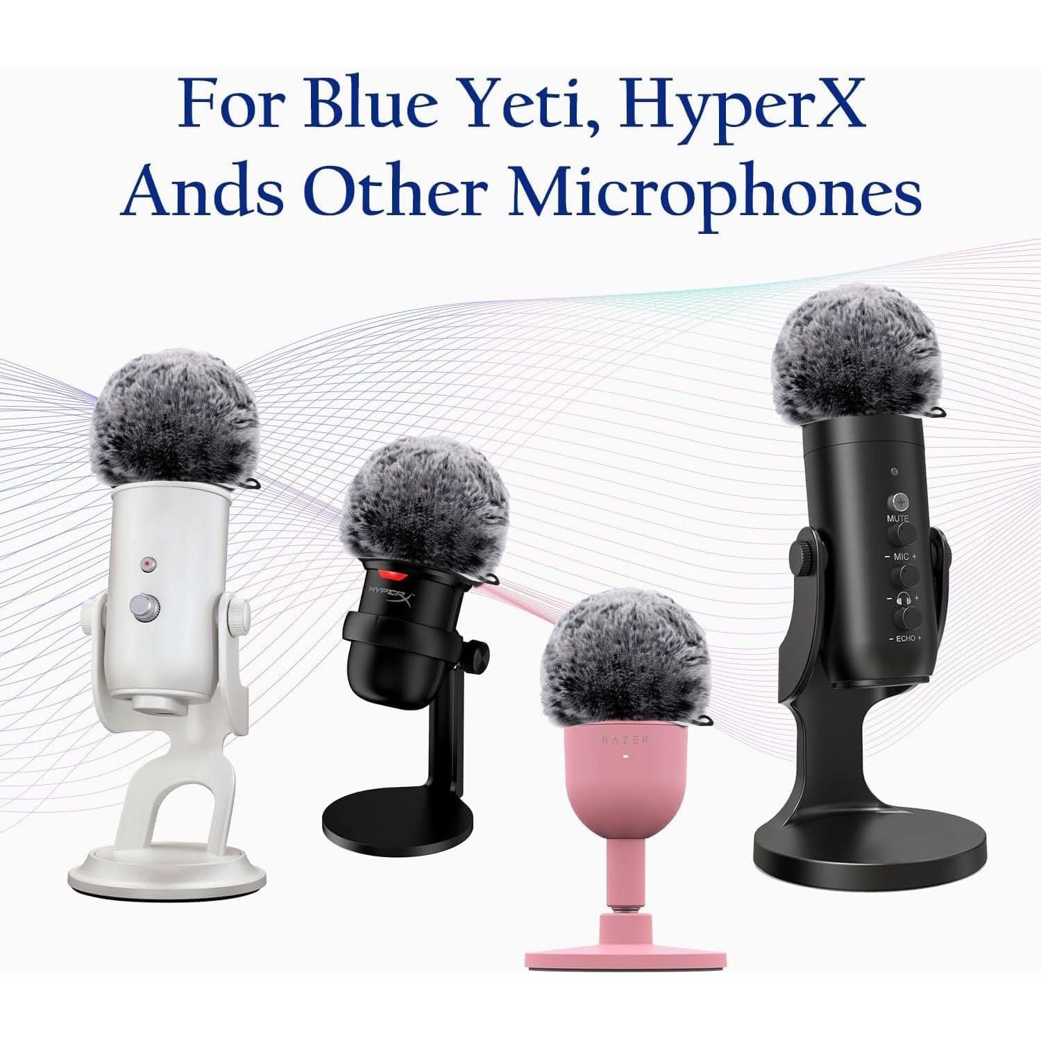 Cubiertas de micrófono Blue Yeti Pro - Filtro Pop y Espuma
