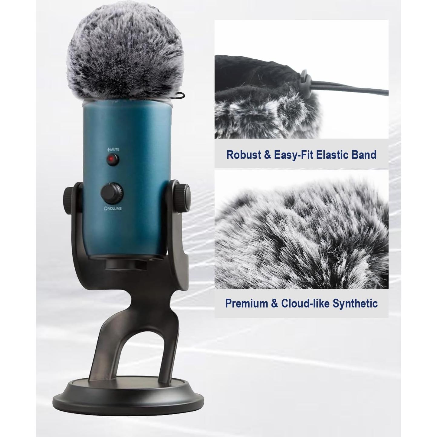 Cubiertas de micrófono Blue Yeti Pro - Filtro Pop y Espuma