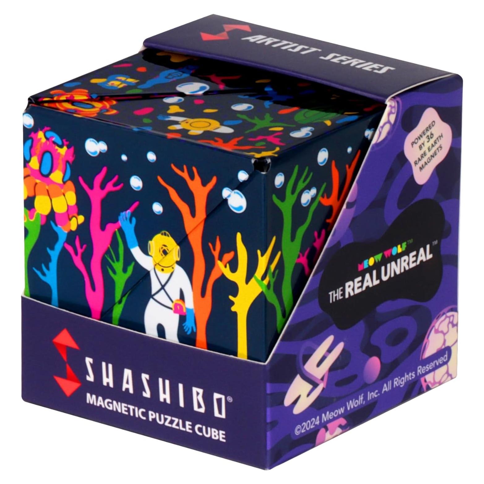 SHASHIBO Meow Wolf - Cubo Magnético Transformable 36 Imán