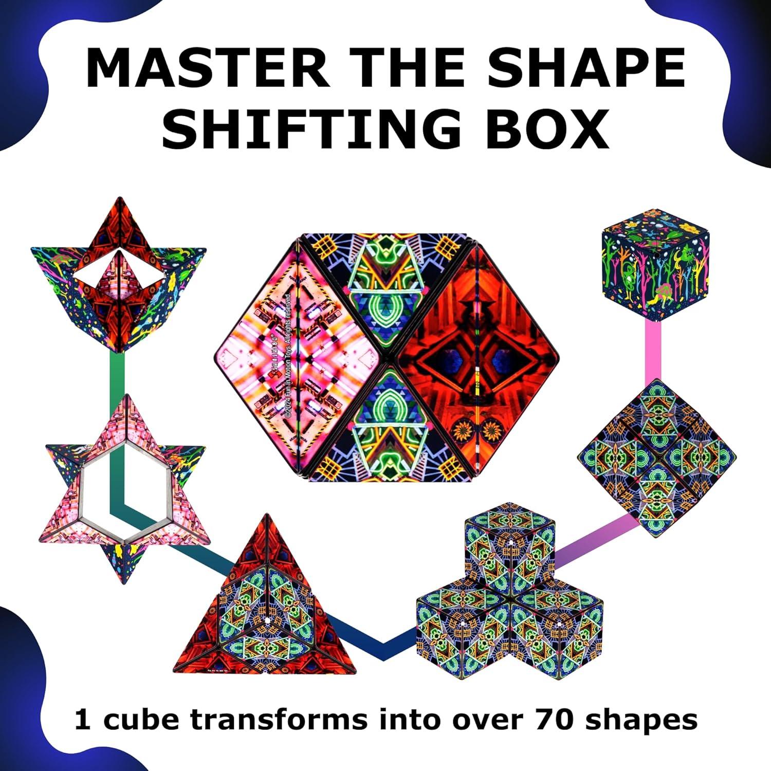 SHASHIBO Meow Wolf - Cubo Magnético Transformable 36 Imán