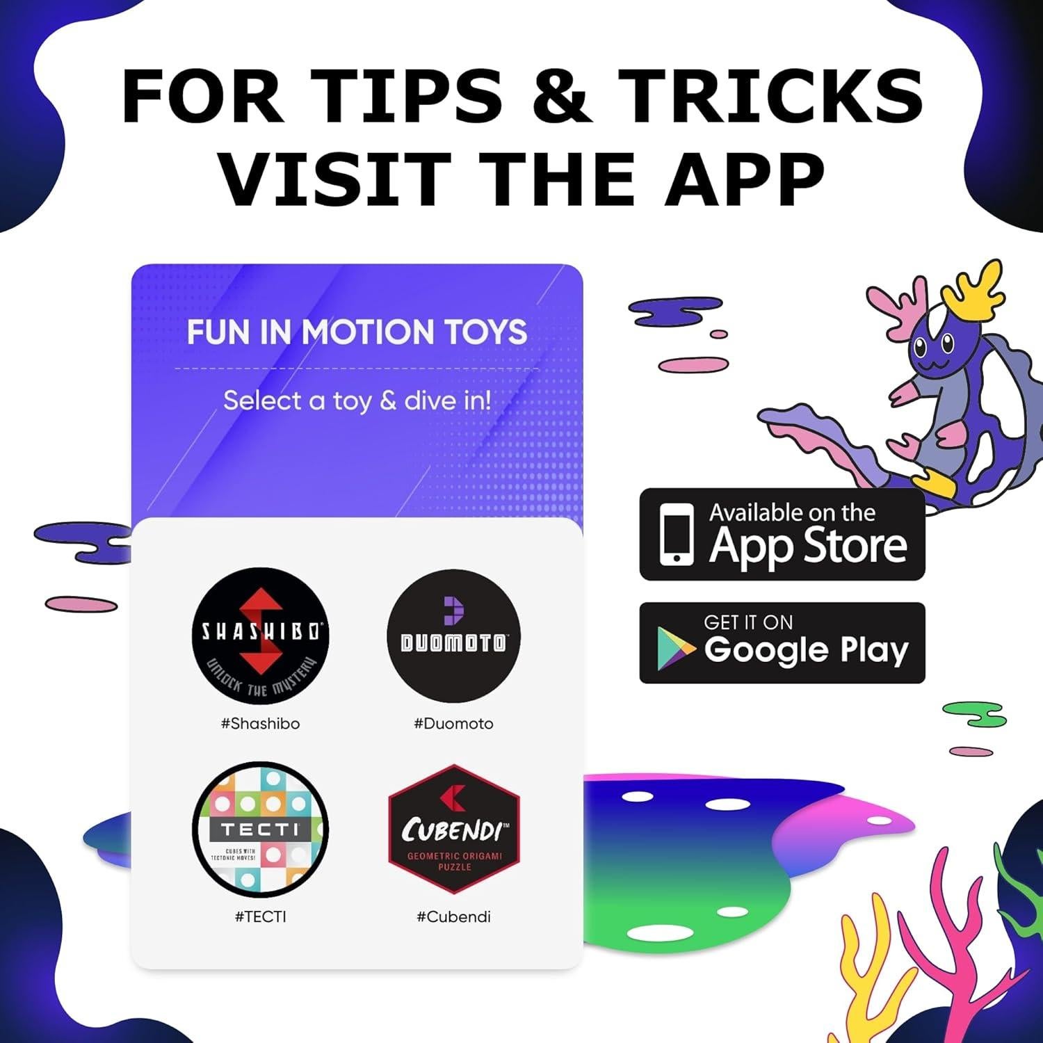 SHASHIBO Meow Wolf - Cubo Magnético Transformable 36 Imán