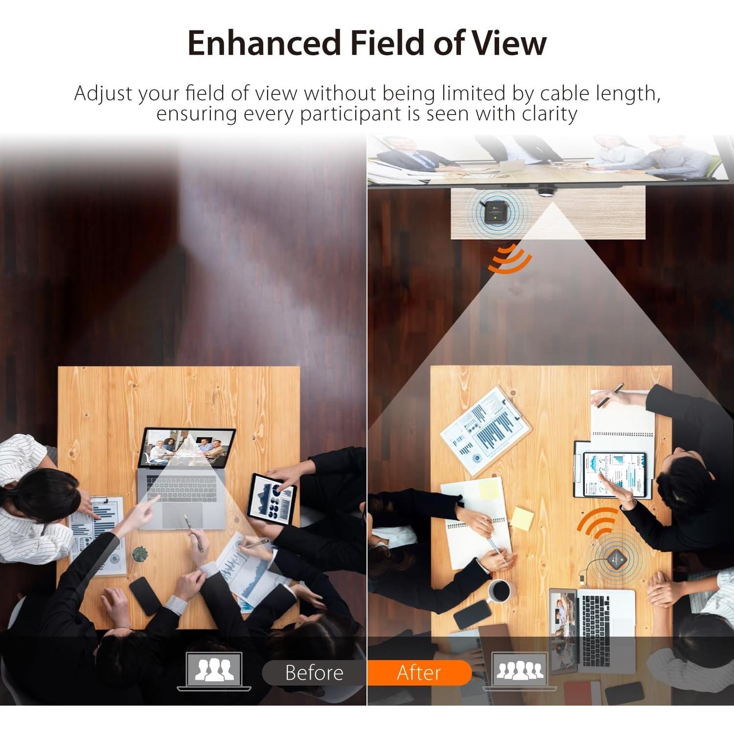 Extensor Inalámbrico j5create JVW120 para Webcam y Micrófonos