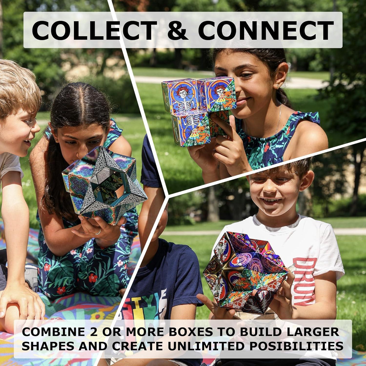 Caja de Regalo SHASHIBO 4 Piezas Juguete Magnético 3D