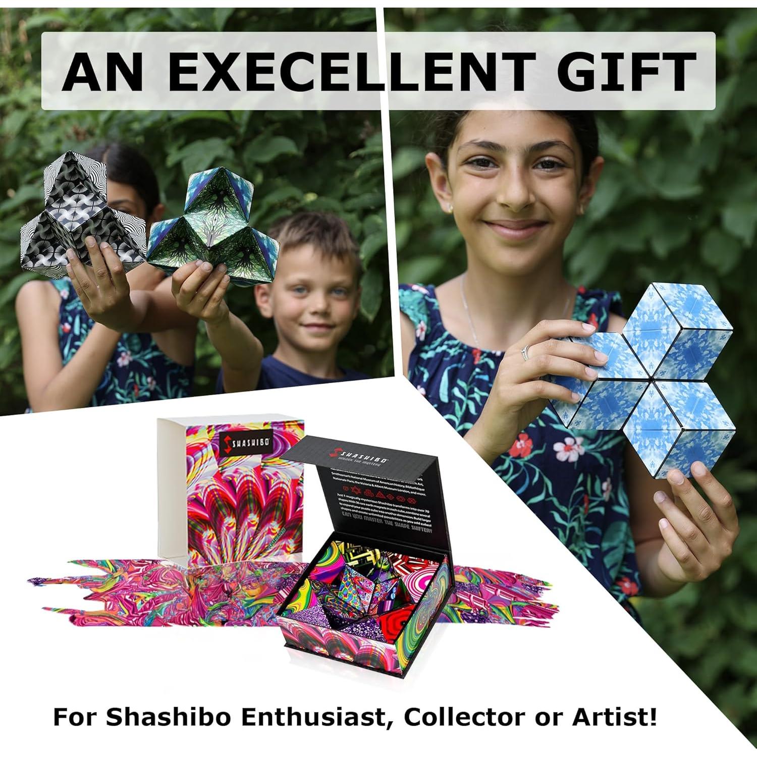 Cubo Antiestrés Shashibo Gartel Edición Limitada 4 Piezas