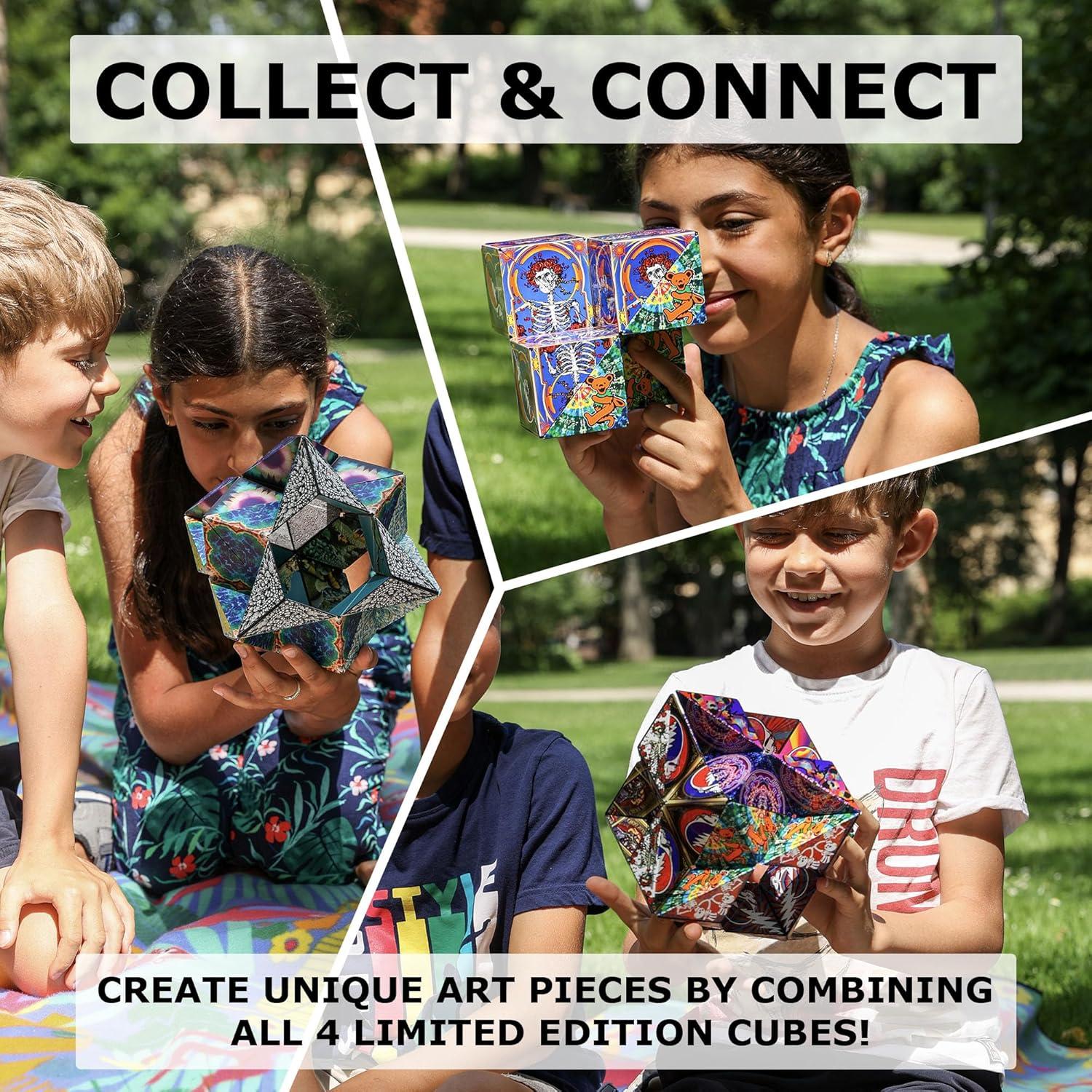 Cubo Antiestrés Shashibo Gartel Edición Limitada 4 Piezas