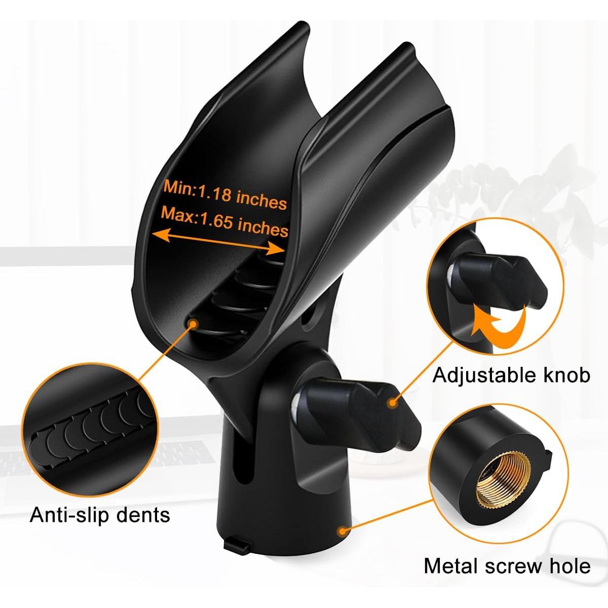 Soporte de Micrófono de Mesa JCTRIWAY Ajustable 40.6 cm