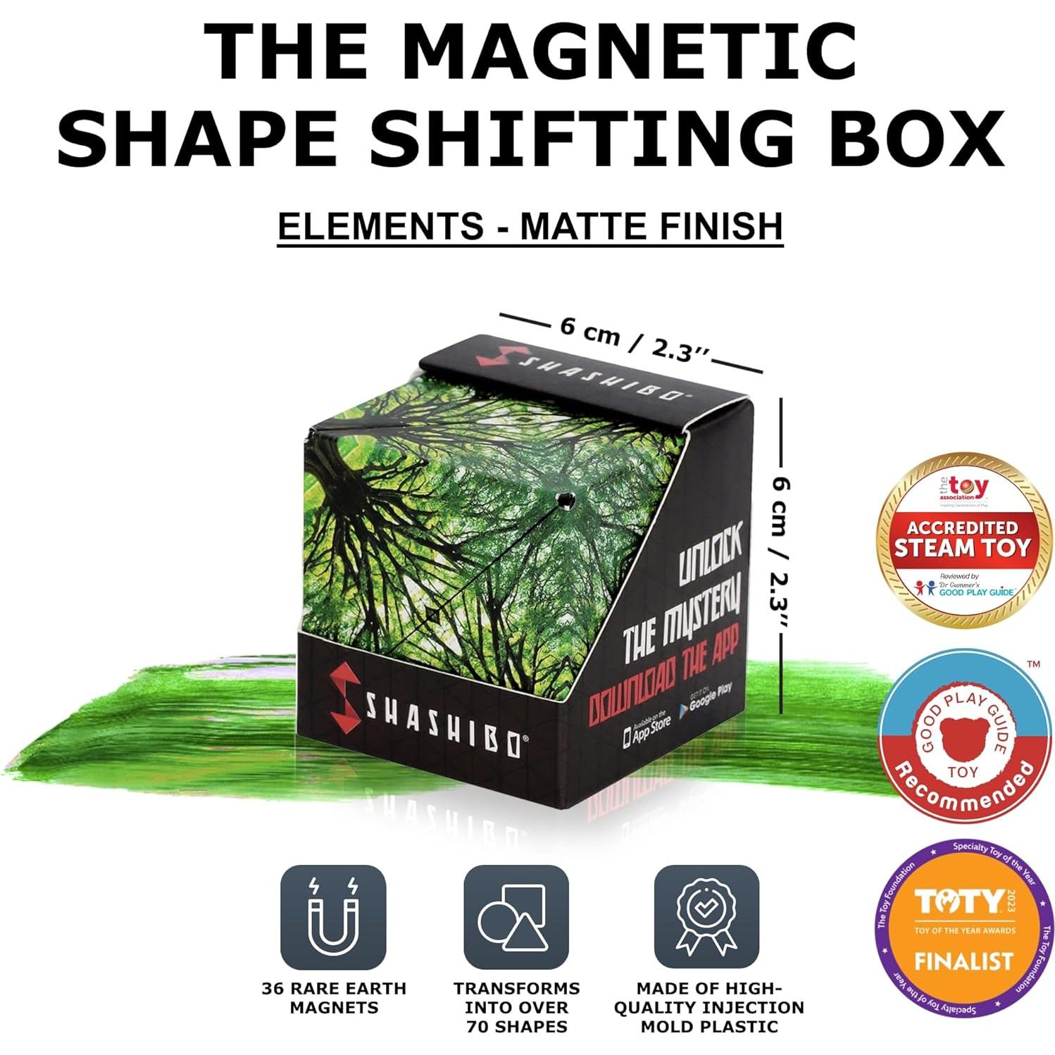 Cubo Antiestrés Shashibo - 36 Imanes - Juguete Sensorial