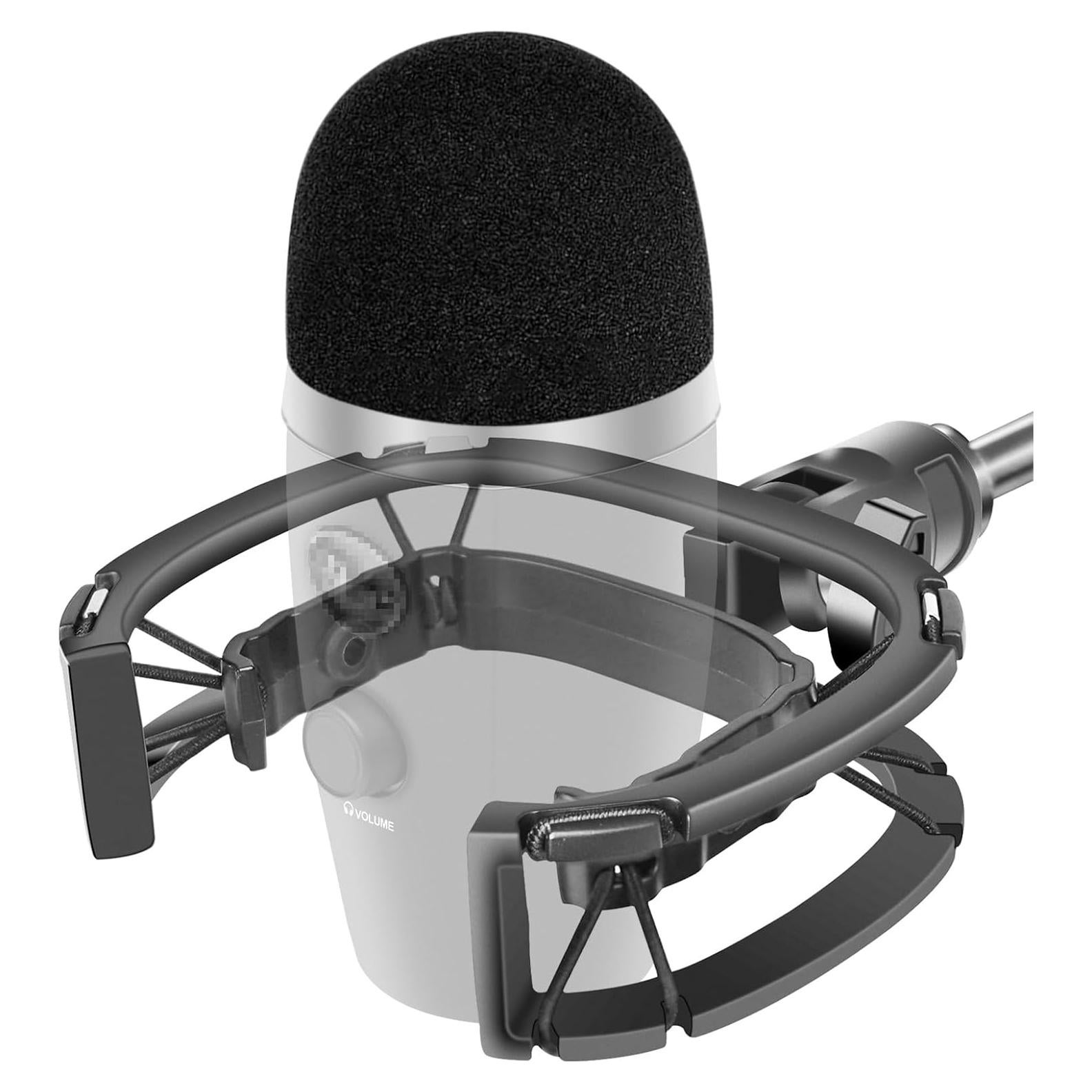 Soporte de choque Borenbuir para micrófono Yeti Nano con filtro pop