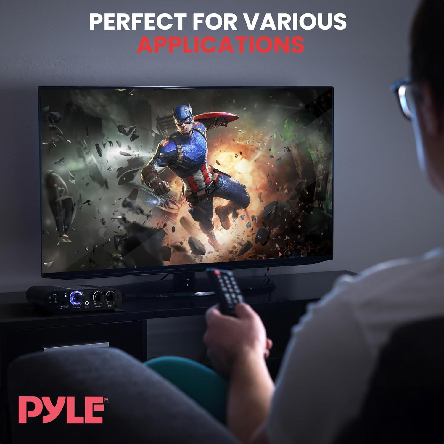 Amplificador de Audio Bluetooth Pyle PFA330BT 90W Doble Canal