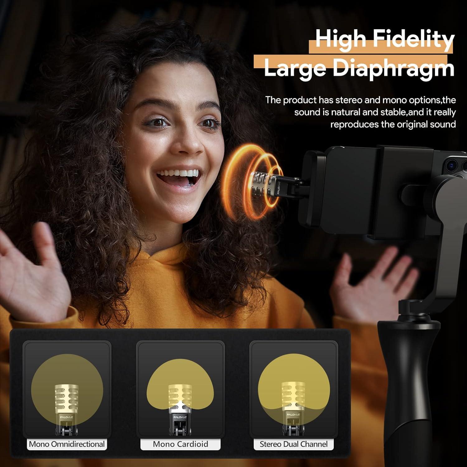 Micrófono Portátil PALOVUE iMic MFi para iPhone/iPad - Cardioide