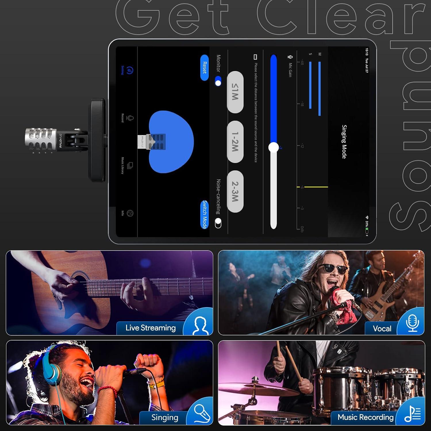 Micrófono Portátil PALOVUE iMic MFi para iPhone/iPad - Cardioide