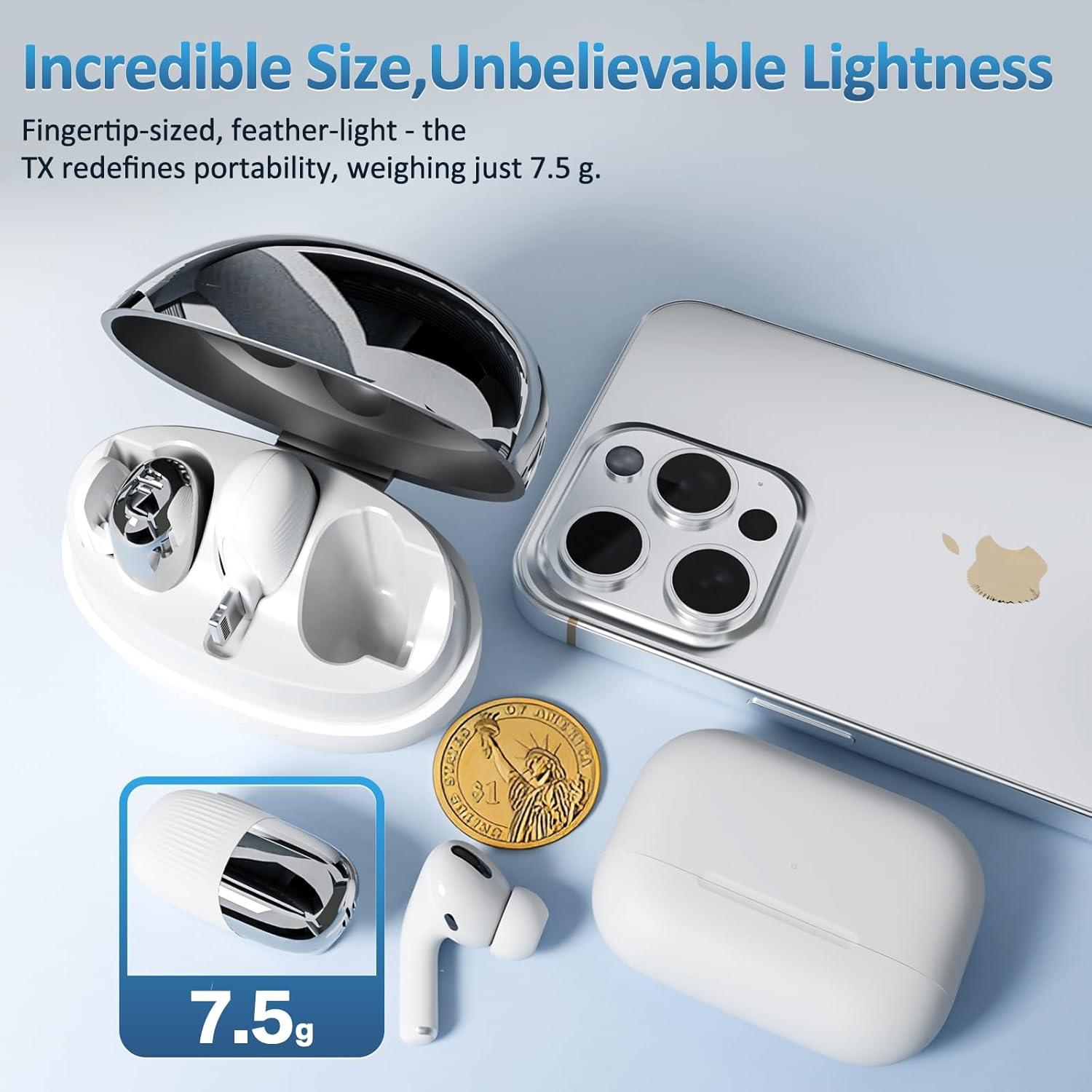 Micrófono Lavalier Inalámbrico Zaishui S5 Mini para iPhone 14/13