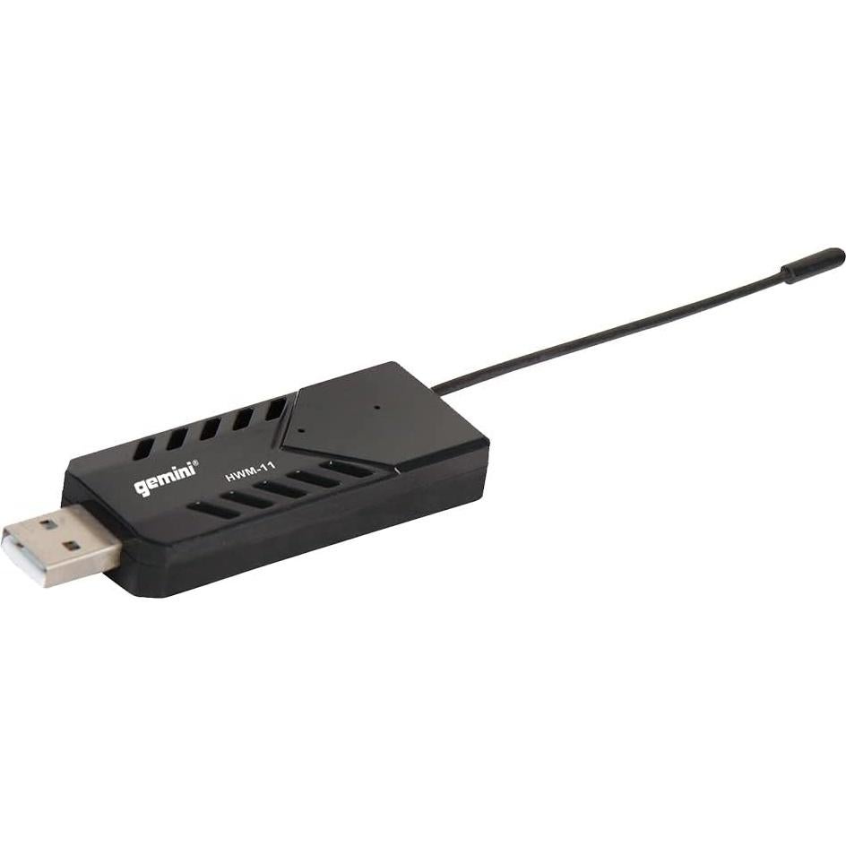 Sistema de micrófono dinámico inalámbrico UHF Gemini HWM11 USB