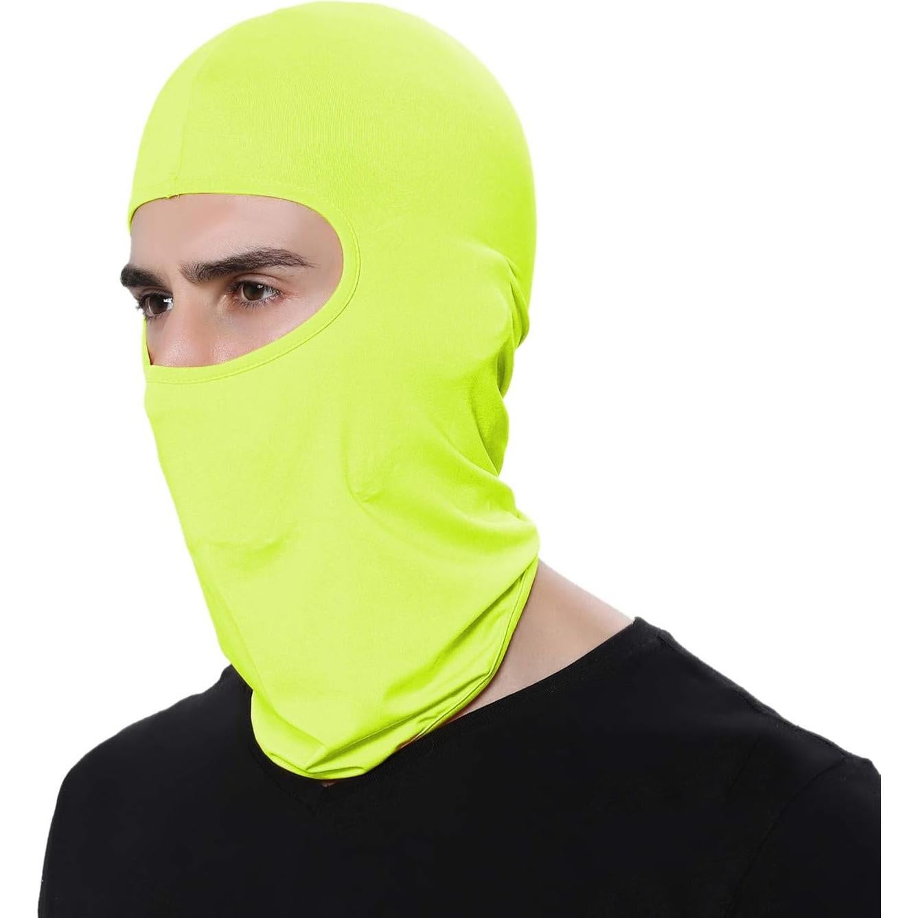 Paquete de 3 Pasamontañas Balaclava Verde para Aire Libre