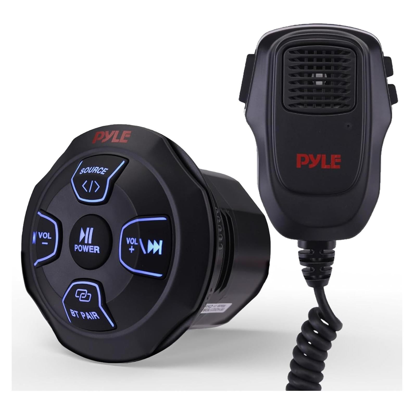 Kit de Micrófono Bluetooth Marino Pyle PLMRBT18MIC - 300W IP65